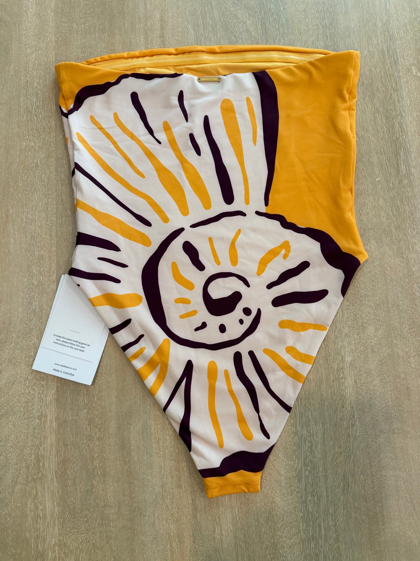 CALA de la CRUZ High-Waisted Seashell Print Bikini Bottom – New with Tags | Originally $295