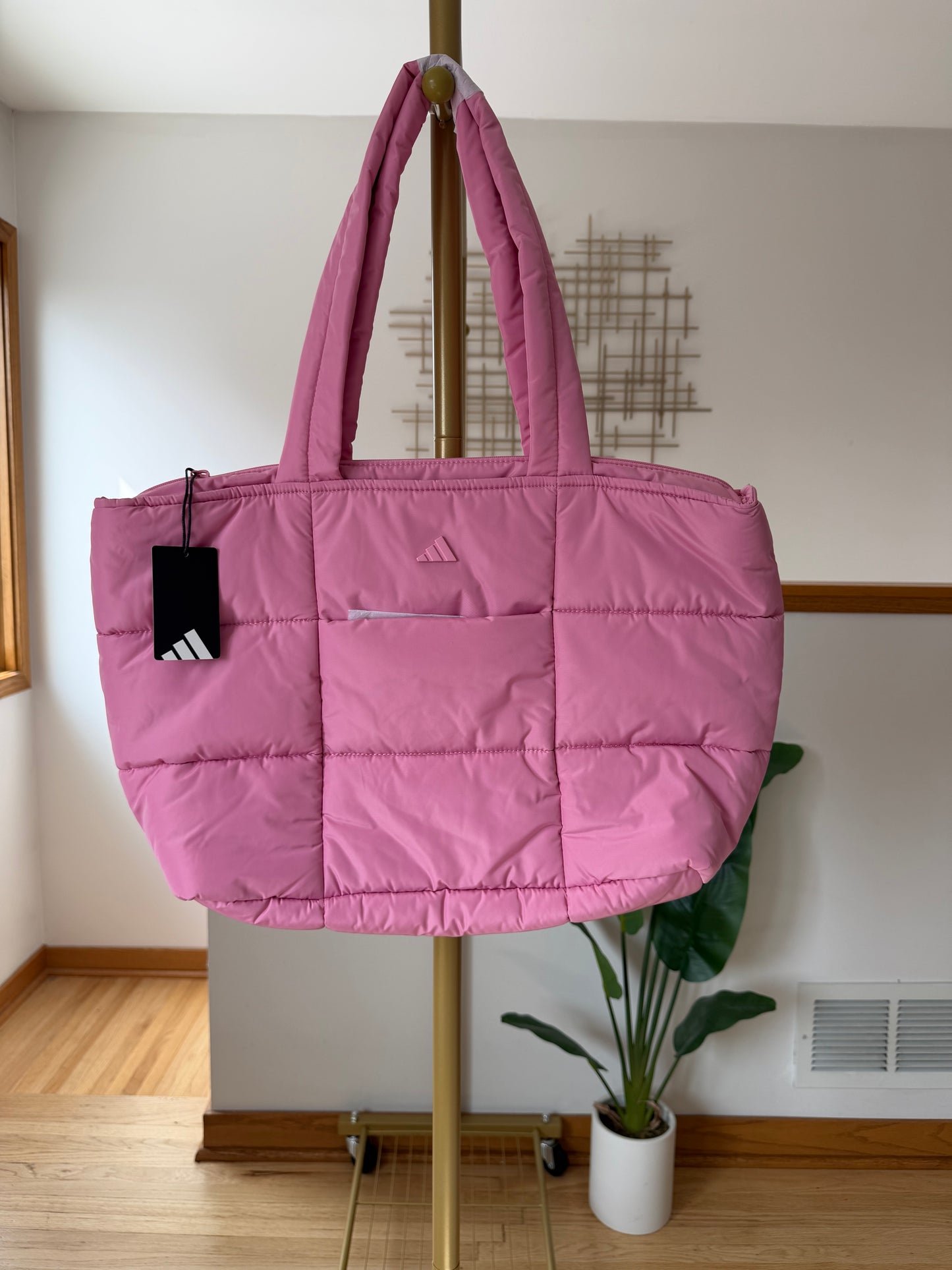 adidas Pink Quilted Tote Bag | Women's | New with Tags | (originally $60)
