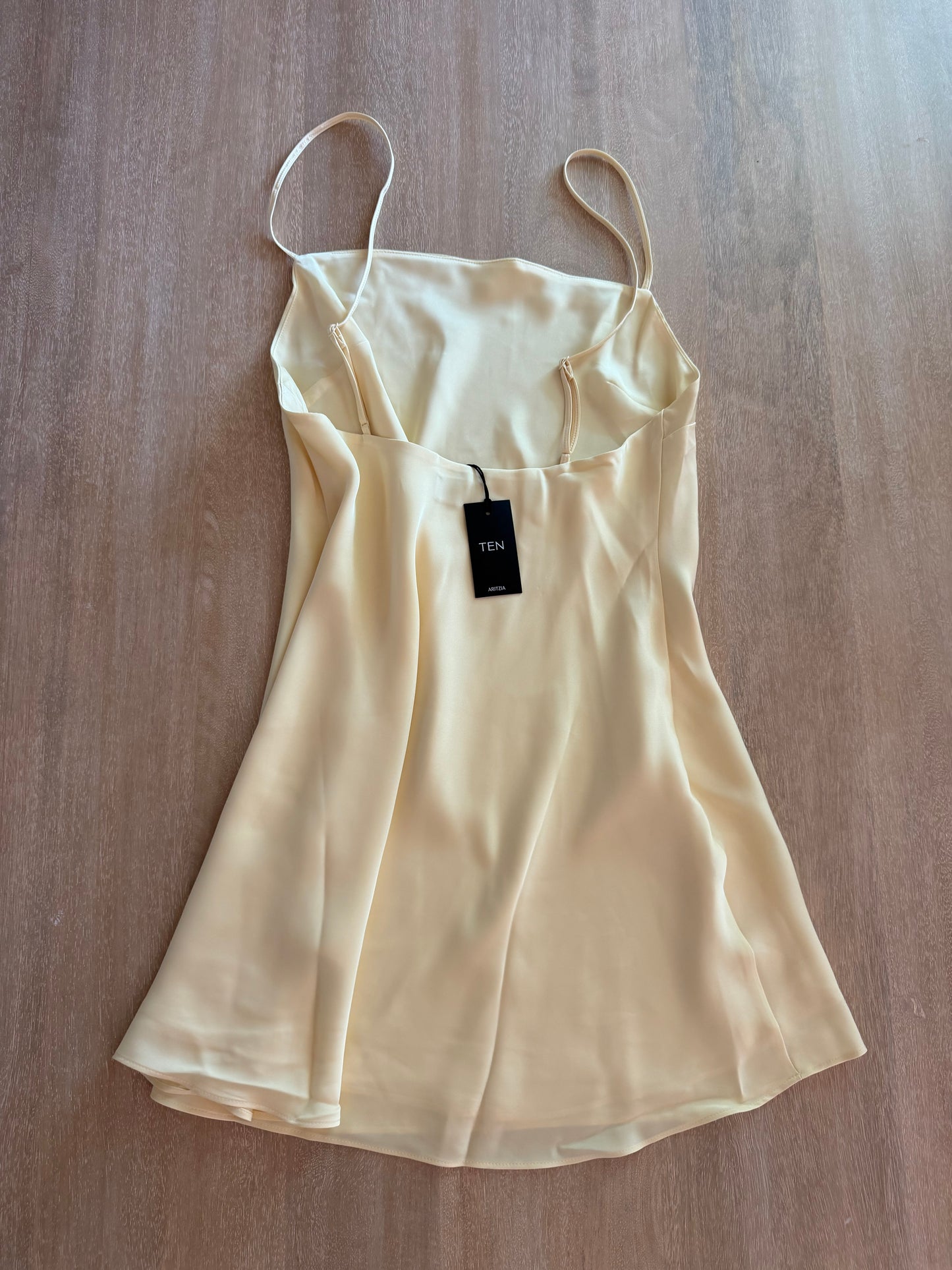 TEN by Aritzia Confession Slip Dress | Lemonade | Size 10 | New with Tags (originally $128)