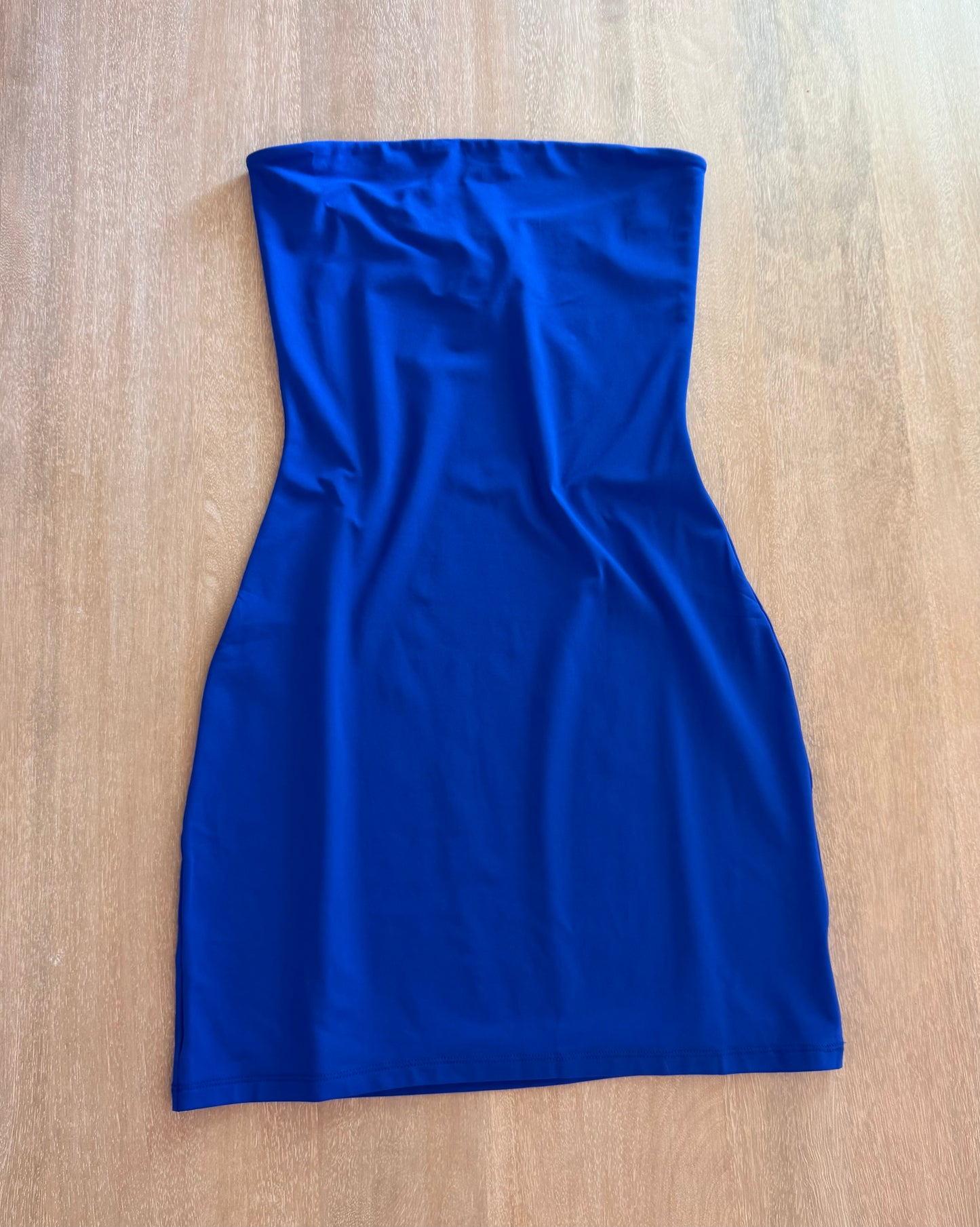 Aritzia Contour Enrapture Tube Mini Dress | Ablaze Blue | Size Medium | New with Tags (originally $78)