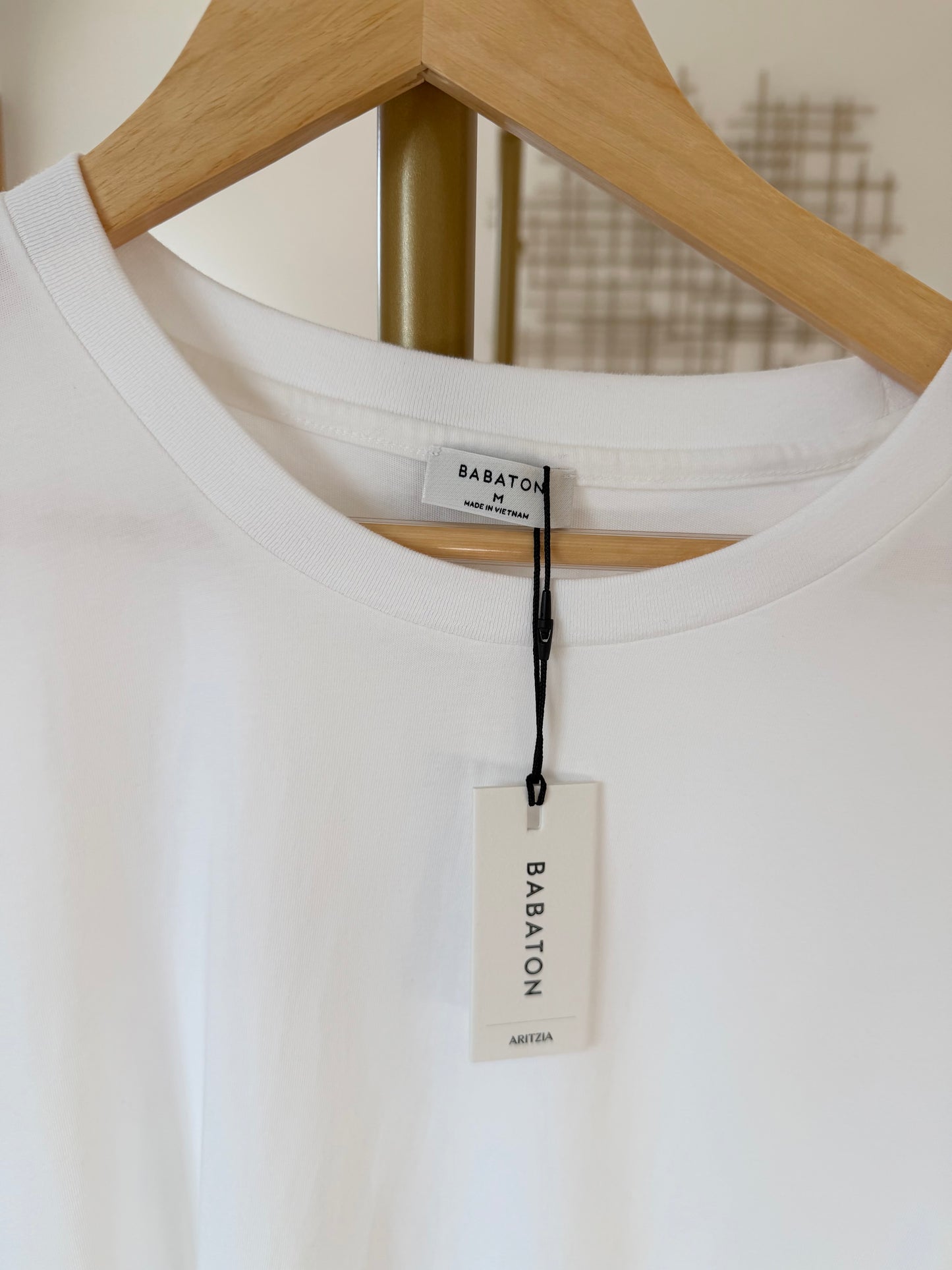 Babaton by Aritzia Ines Oversized Crewneck Tee | White | Size Medium | New with Tags (originally $38)