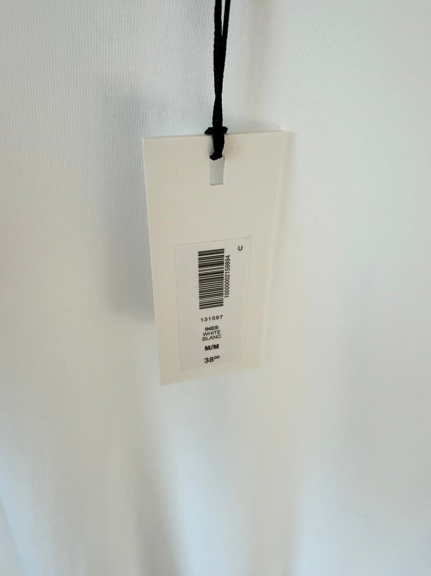 Babaton by Aritzia Ines Oversized Crewneck Tee | White | Size Medium | New with Tags (originally $38)