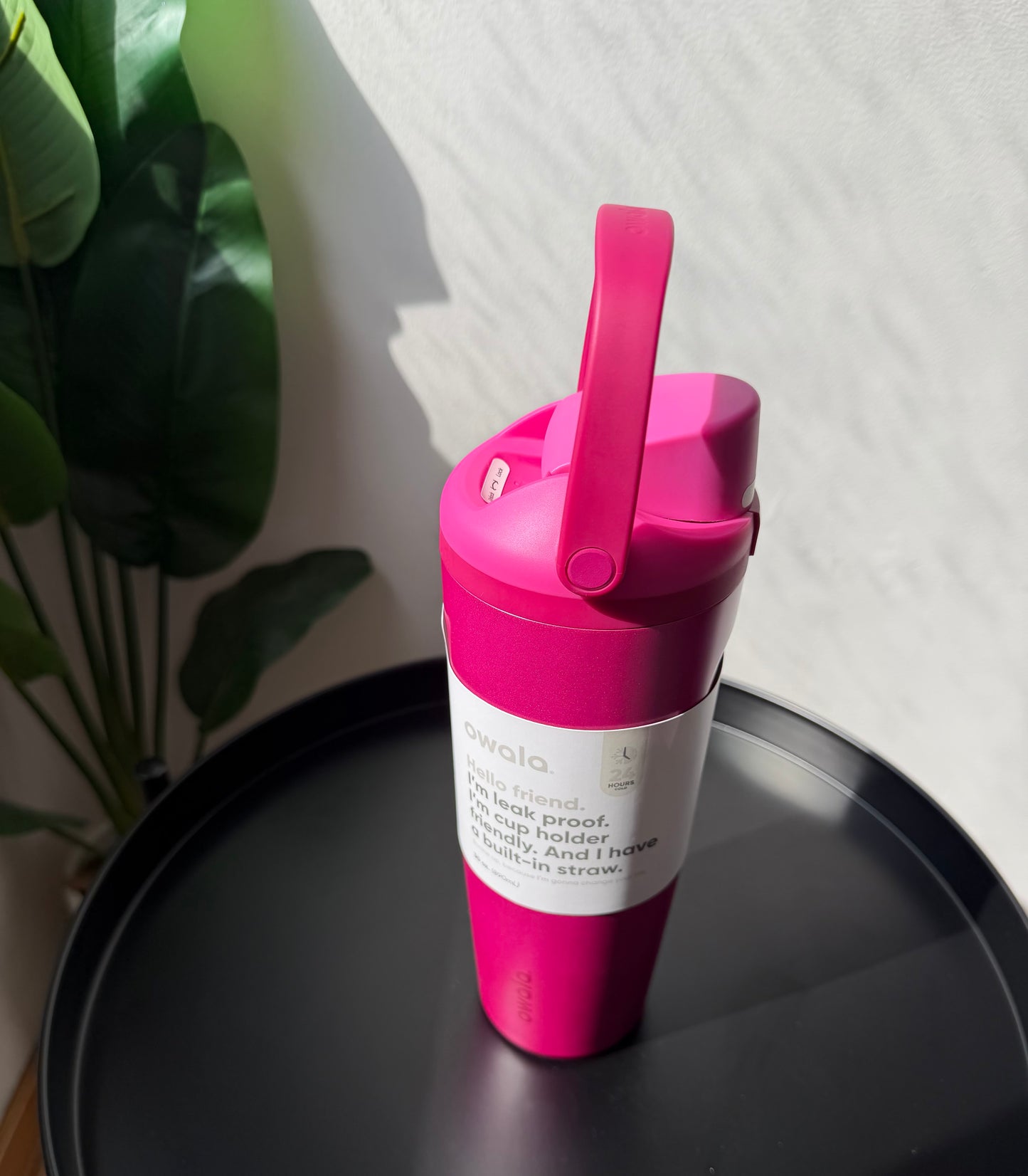 Owala FreeSip® Sway Water Bottle | Bright Pink | 30 oz | New