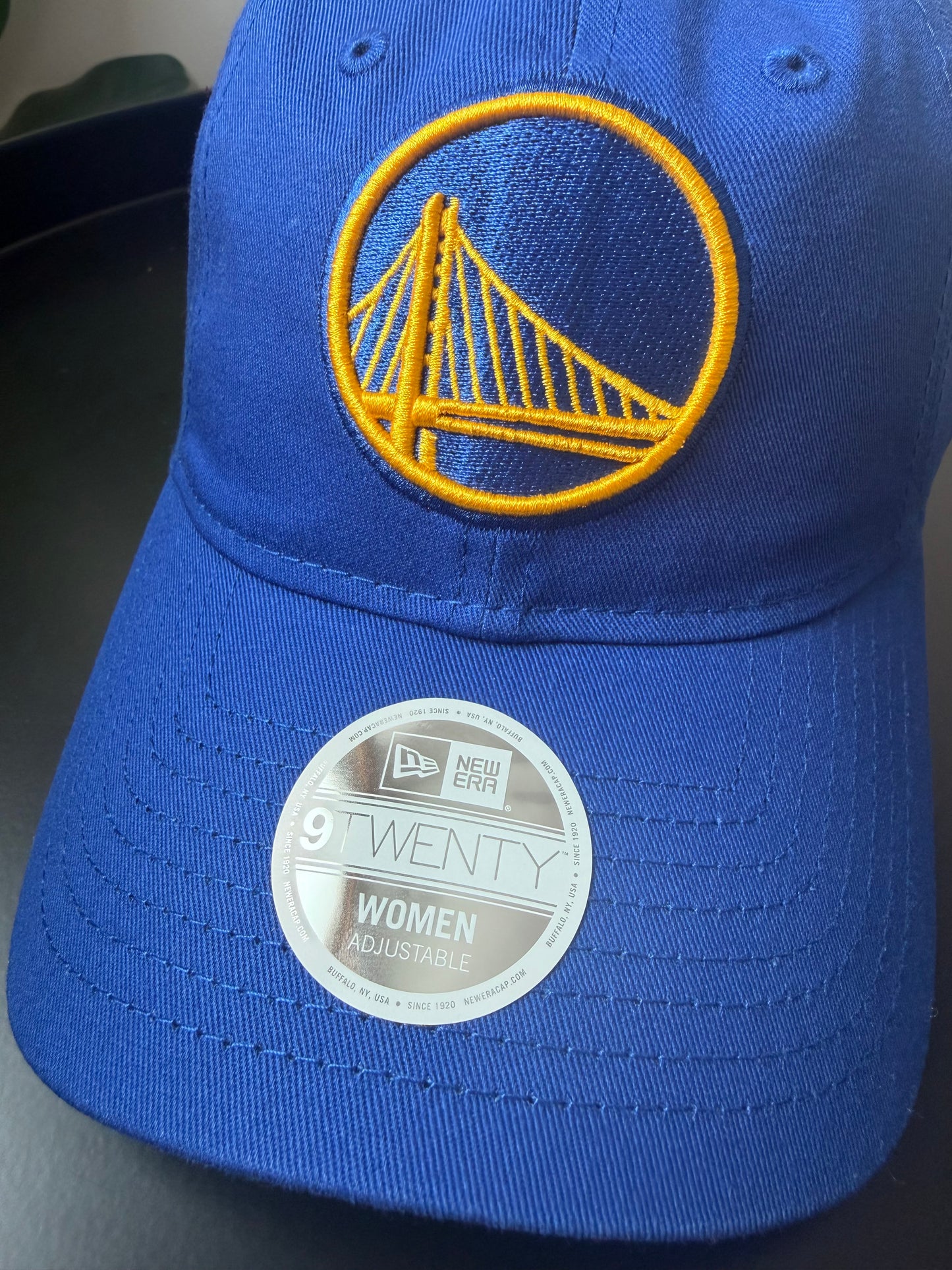 Aritzia x Golden State Warriors 9TWENTY Baseball Cap | Blue & Gold | One Size | New with Tags (originally $35)